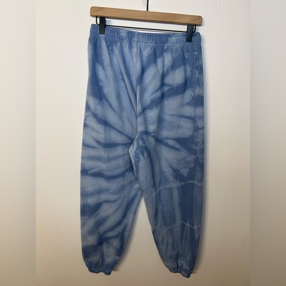 Playboy by Pacsun Blue Tie-Dyed Sweatpants, Size Medium - Picture 6 of 9